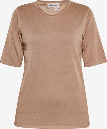 Sidona Pullover in Beige: Vorderseite