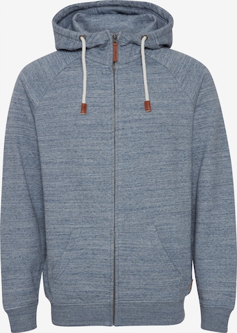 11 Project Zip-Up Hoodie in Blue: front