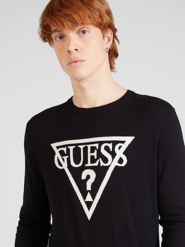 GUESS Pullover 'BRODY' in Schwarz
