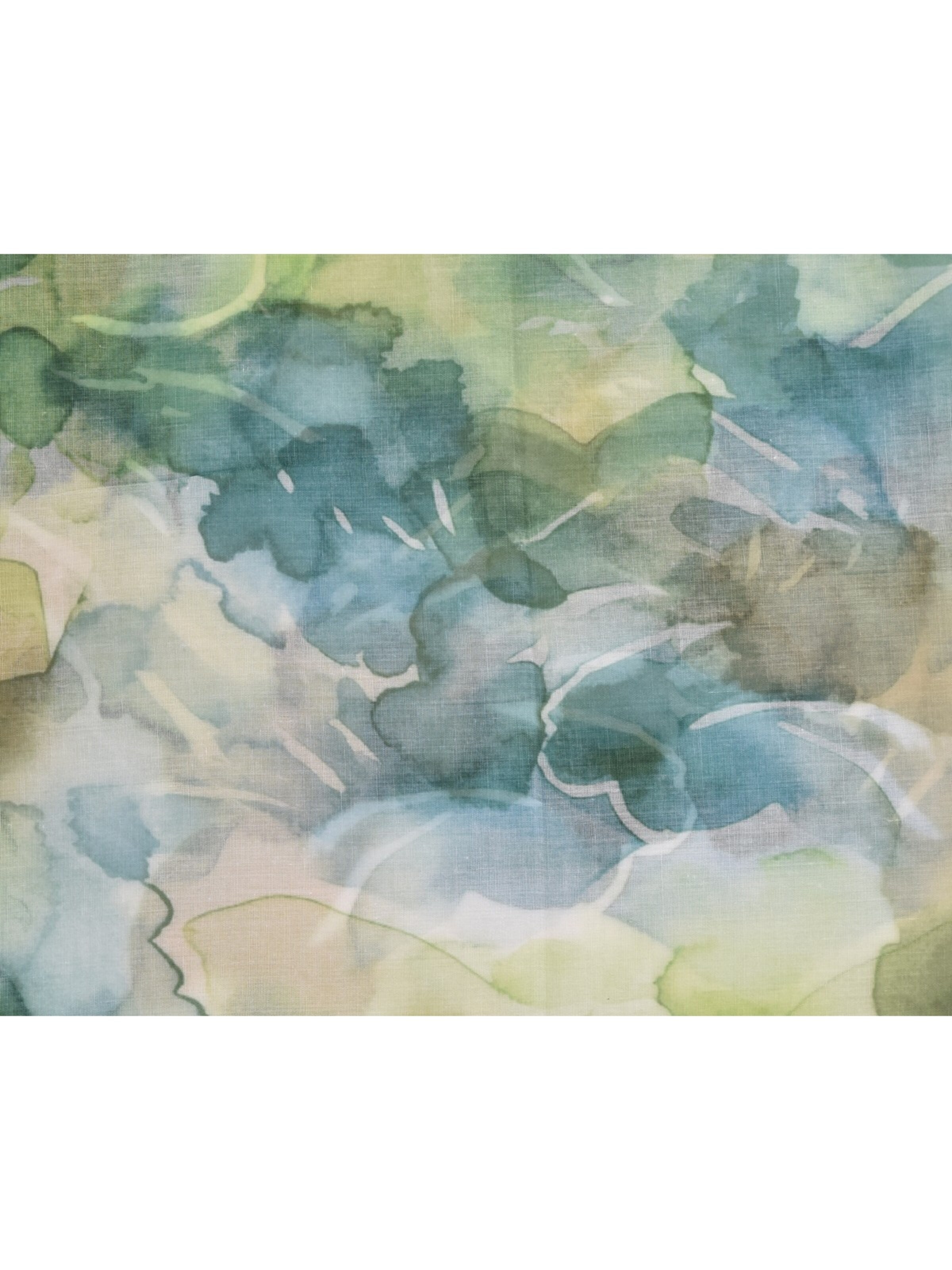 styleBREAKER Loop scarf 'Aquarell Loop Floral' in Green