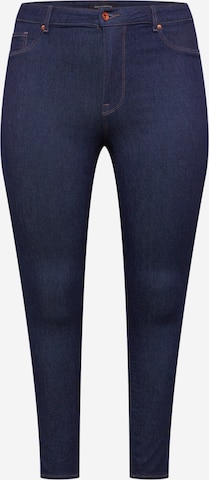 ONLY Carmakoma Skinny Jeans 'Mila' in Blauw: voorkant