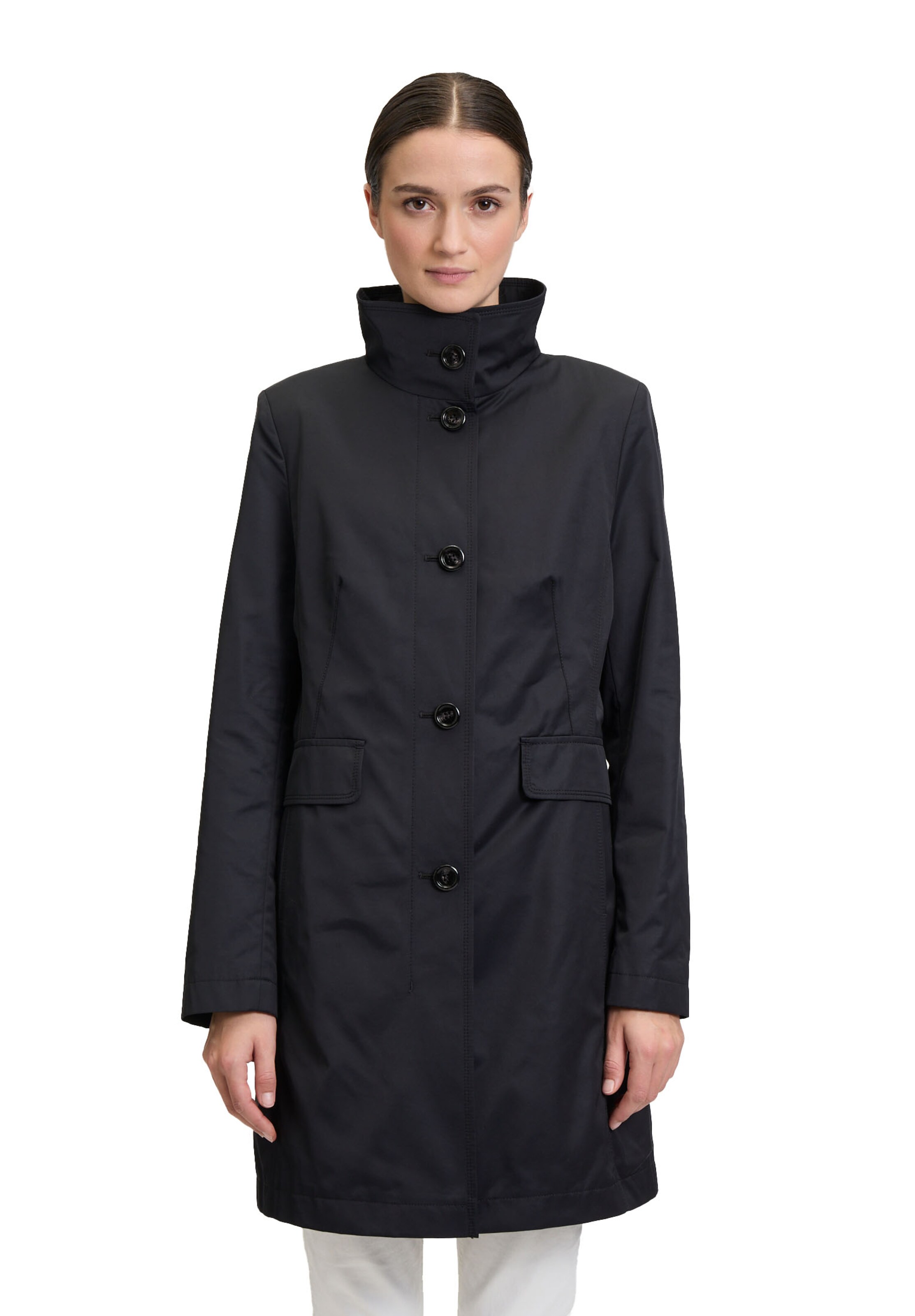 Manteau mi-saison GIL BRET en bleu : devant