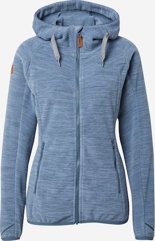 Bergans Functionele fleece jas 'Hareid' in Blauw: voorkant