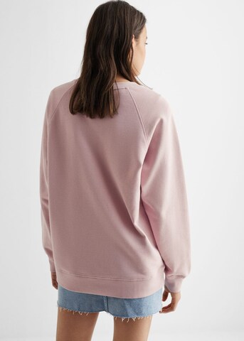 Sweat-shirt 'Sunset' MANGO TEEN en rose