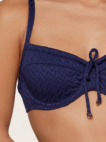 T-shirt Top per bikini di LingaDore in blu