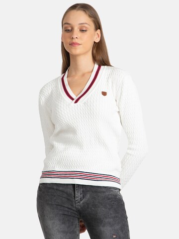 Jacey Quinn Pullover in Weiß