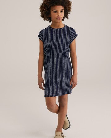 Robe WE Fashion en bleu : devant