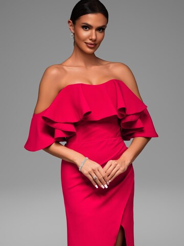Ombre Evening dress in Red