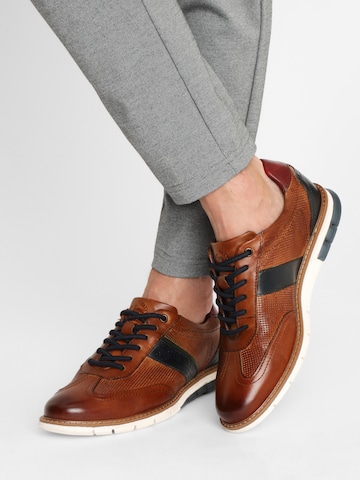 bugatti Lace-Up Shoes in Brown: front