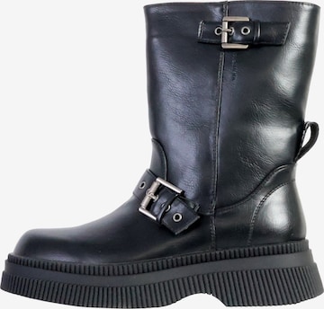Bottines victoria en noir : devant