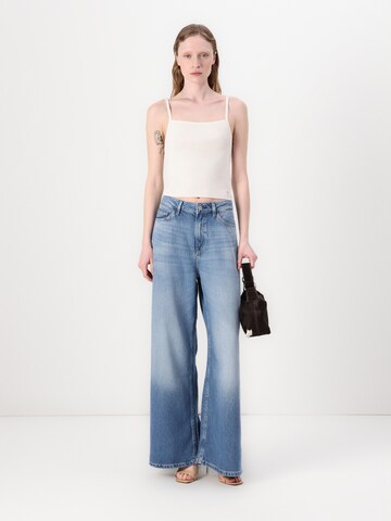 GUESS - Top de punto 'SAGE' en beige