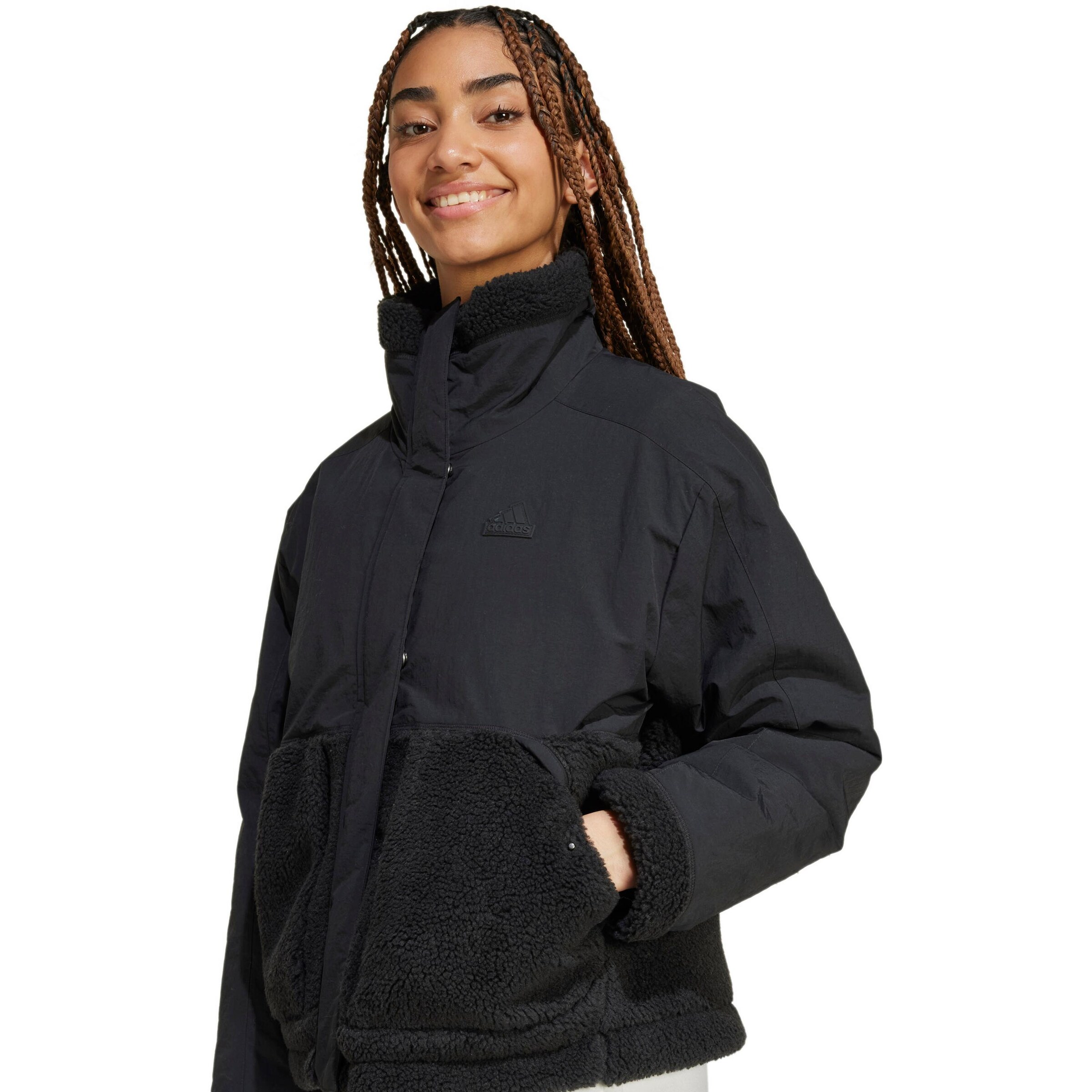 ADIDAS SPORTSWEAR Athletic Jacket 'City Escape' in Black