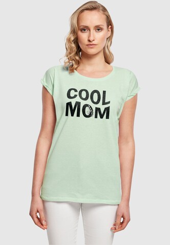 Merchcode Shirt 'Mothers Day - Cool Mom' in Green: front