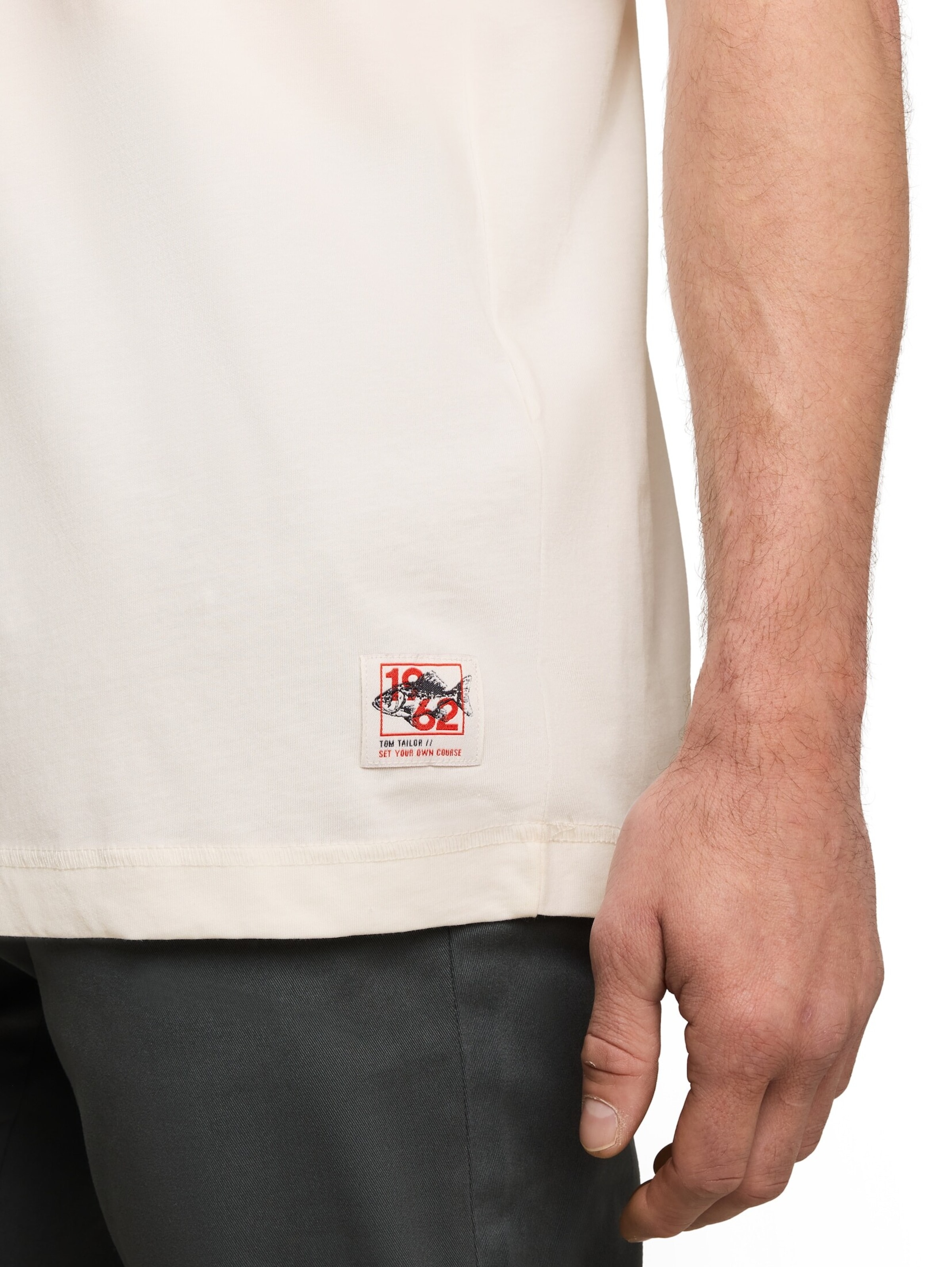 T-Shirt TOM TAILOR en beige