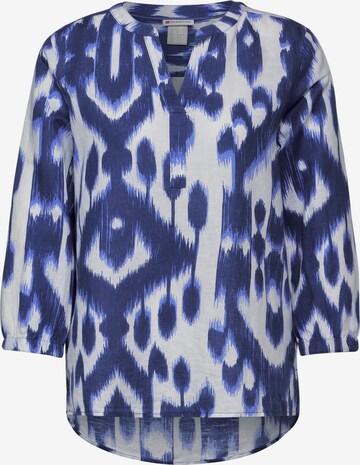 STREET ONE Blouse in Blauw: voorkant