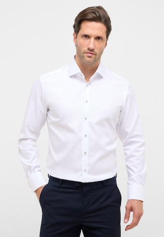 ETERNA Regular fit Zakelijk overhemd in Blauw: voorkant