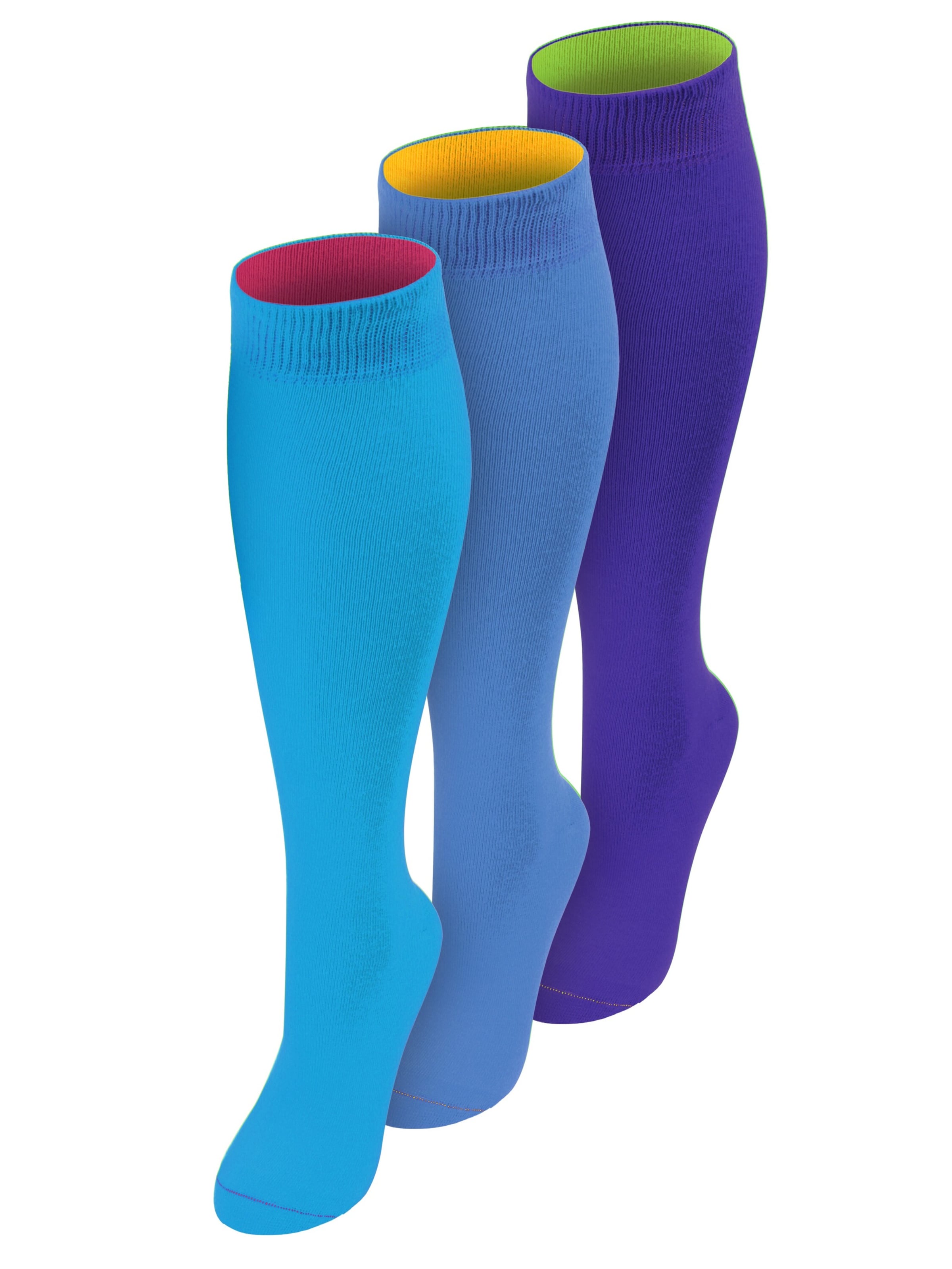 Calzino sportivo di normani in colori misti: frontale