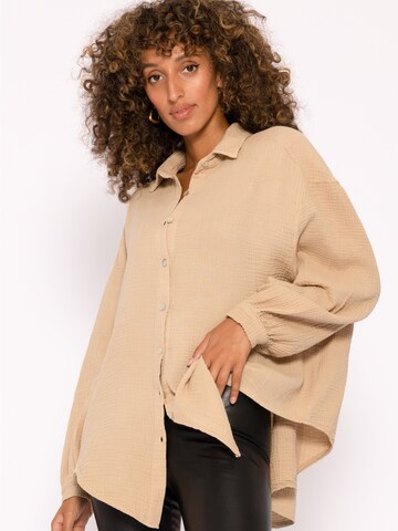 SASSYCLASSY Blus i beige