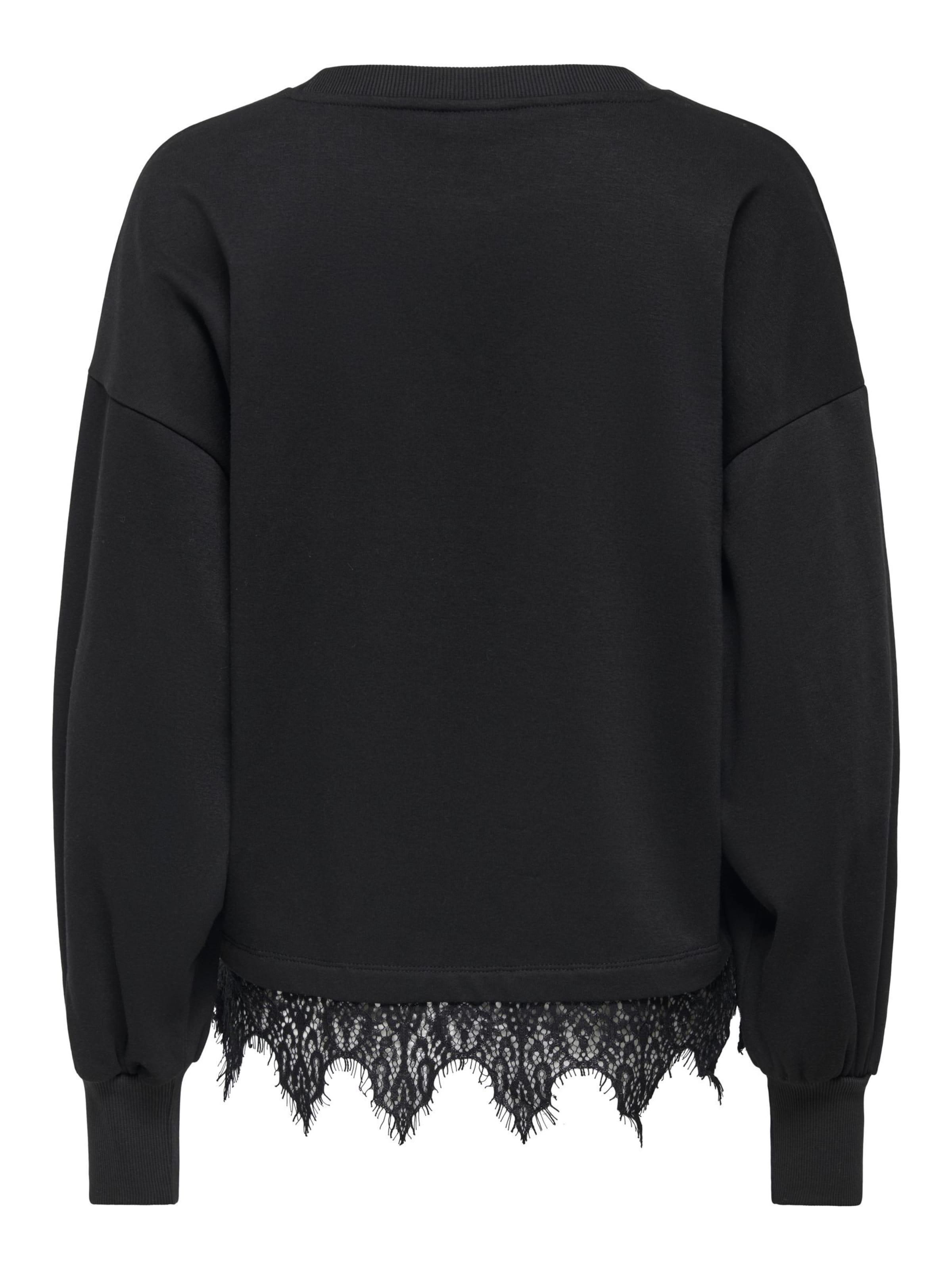 ONLY Sweatshirt 'ONLBROOK' in Zwart