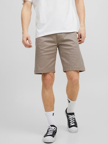 JACK & JONES Regular Chinobyxa 'Pablo' i beige: framsida