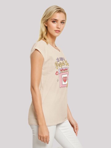 T-shirt 'We Are A Perfect Match Love' F4NT4STIC en beige