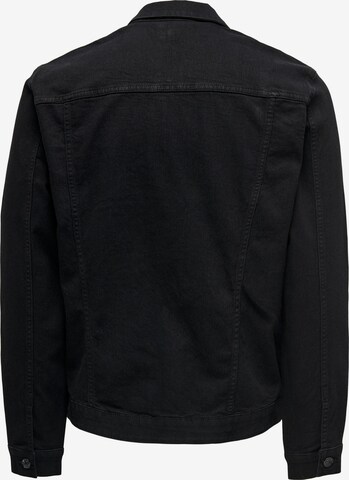 Veste mi-saison 'Coin' Only & Sons en noir