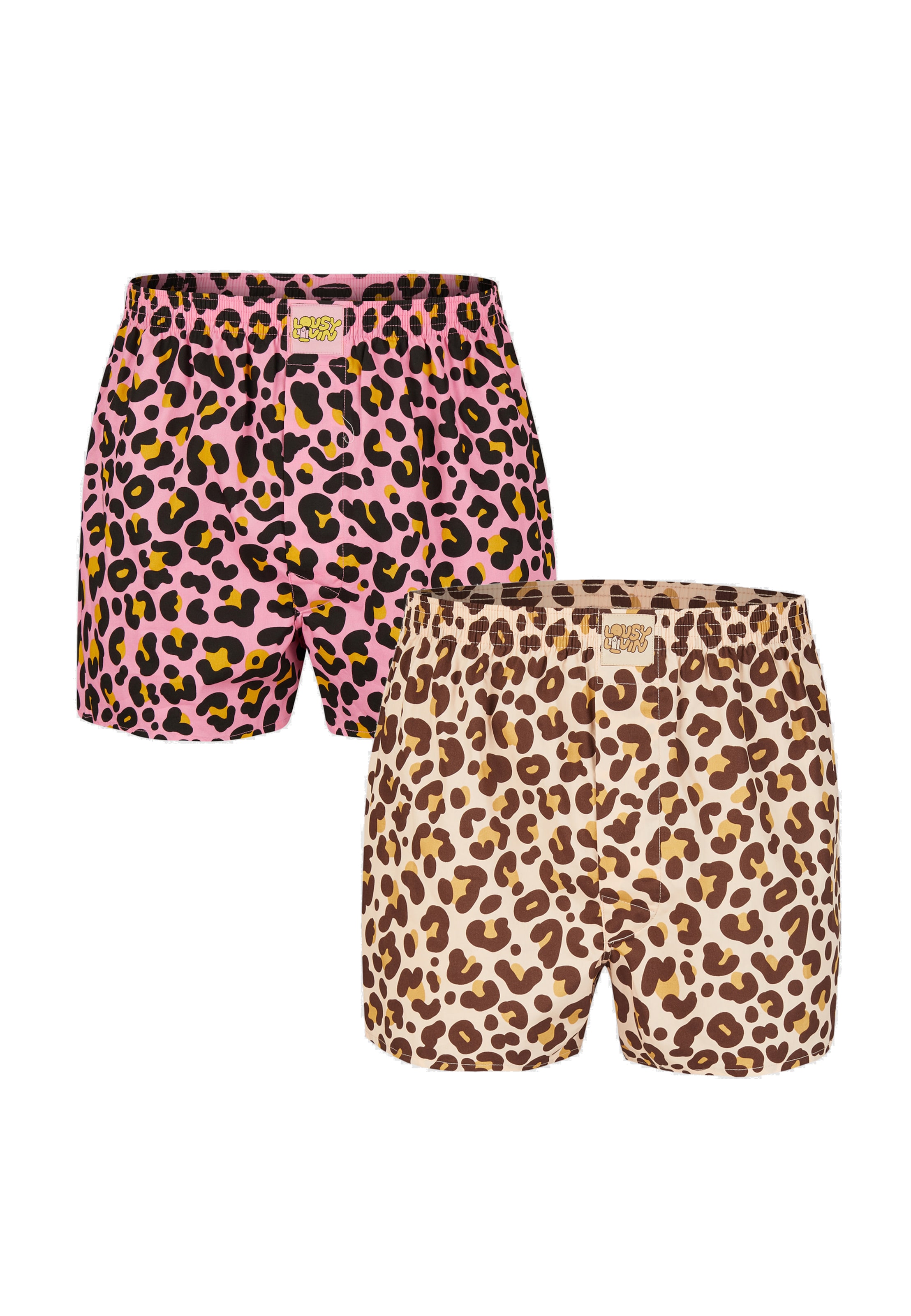 Lousy Livin Boxershorts 'Leroy' in Braun: Vorderseite