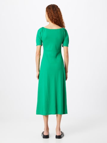 Rochie tip bluză de la Warehouse pe verde