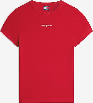 Tommy Jeans Paita värissä punainen: etupuoli
