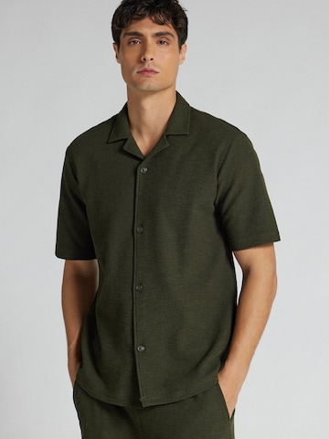 IUMAN Intimissimi Regular Fit Hemd in Grün