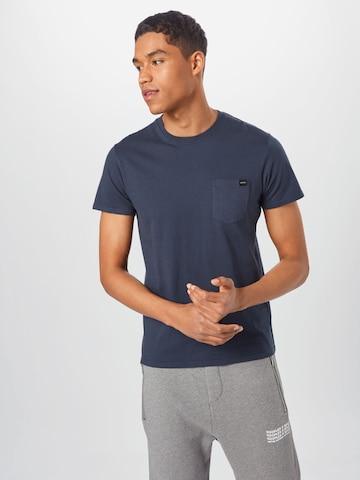 EDWIN Shirt in Blue: front