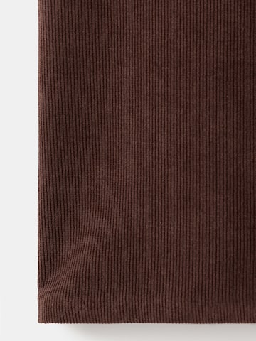 MANGO Wide Leg Hose 'CHELO' in Braun