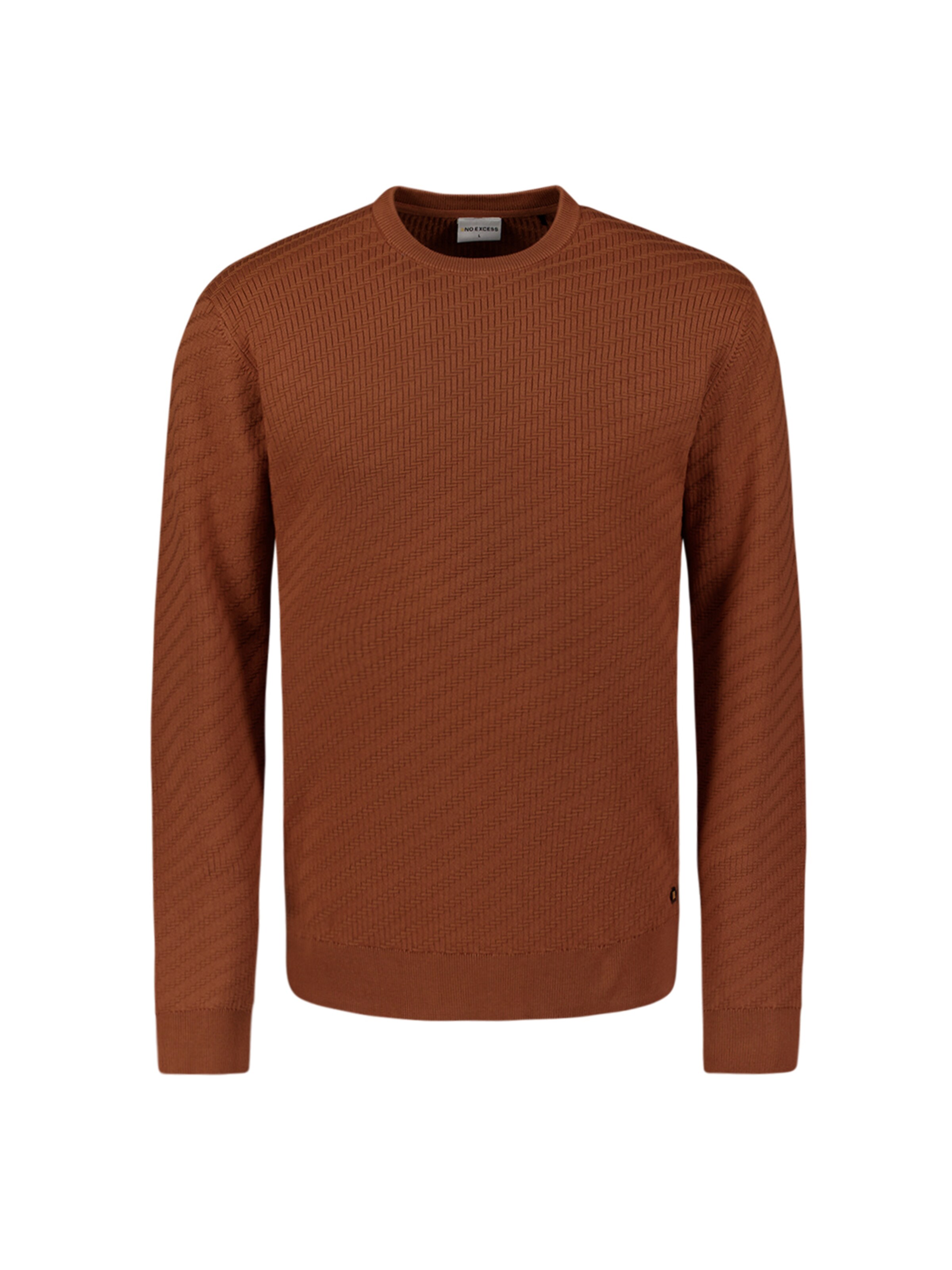No Excess Sweater in Brown: front