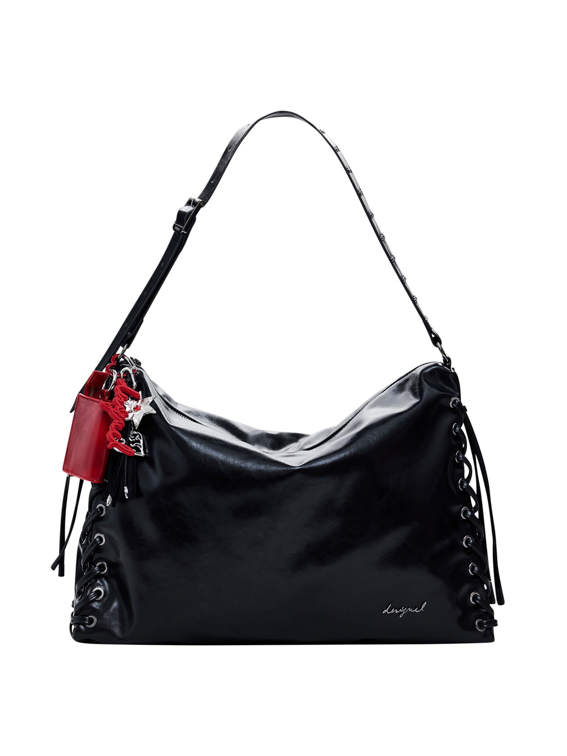 Desigual Õlakott, värv must: eest vaates