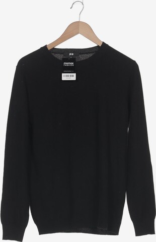 UNIQLO Sweater & Cardigan in XL in Black: front