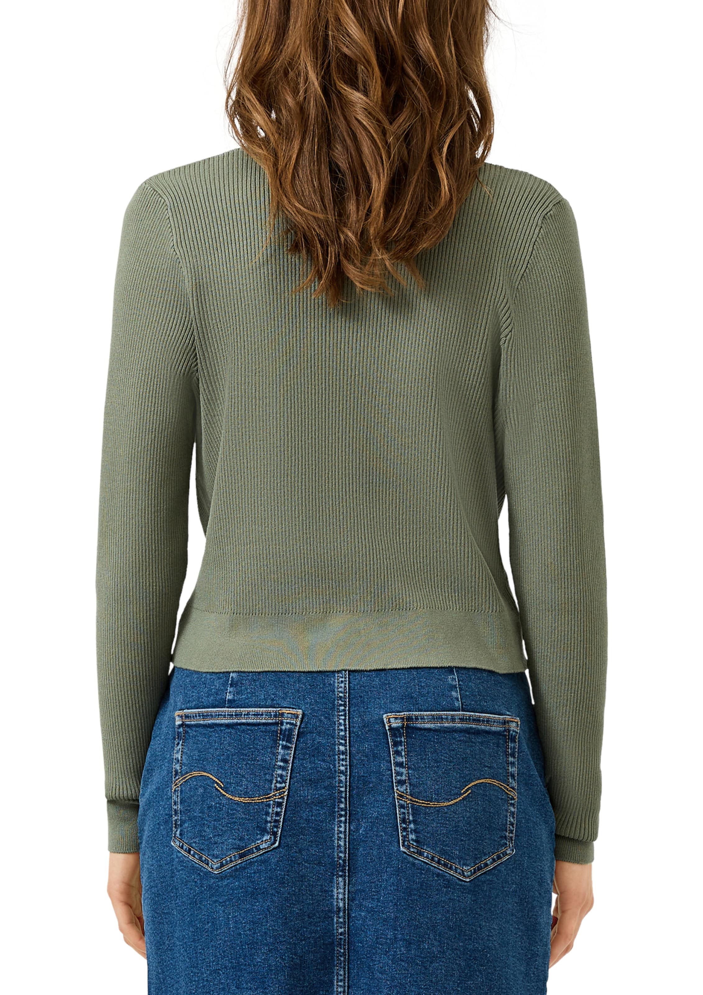 Cardigan QS en vert