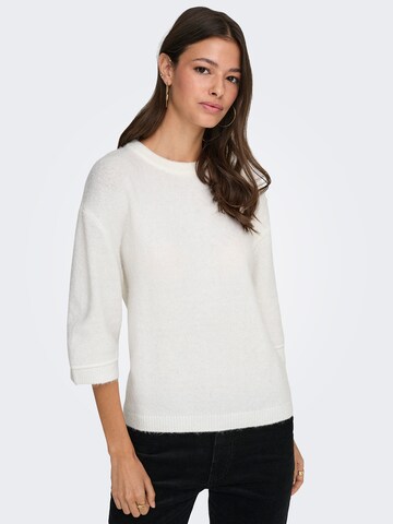 JDY Sweter w kolorze biały: przód