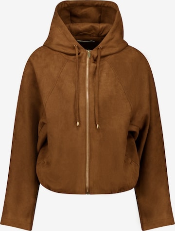 Manteau mi-saison Deeluxe en marron : devant