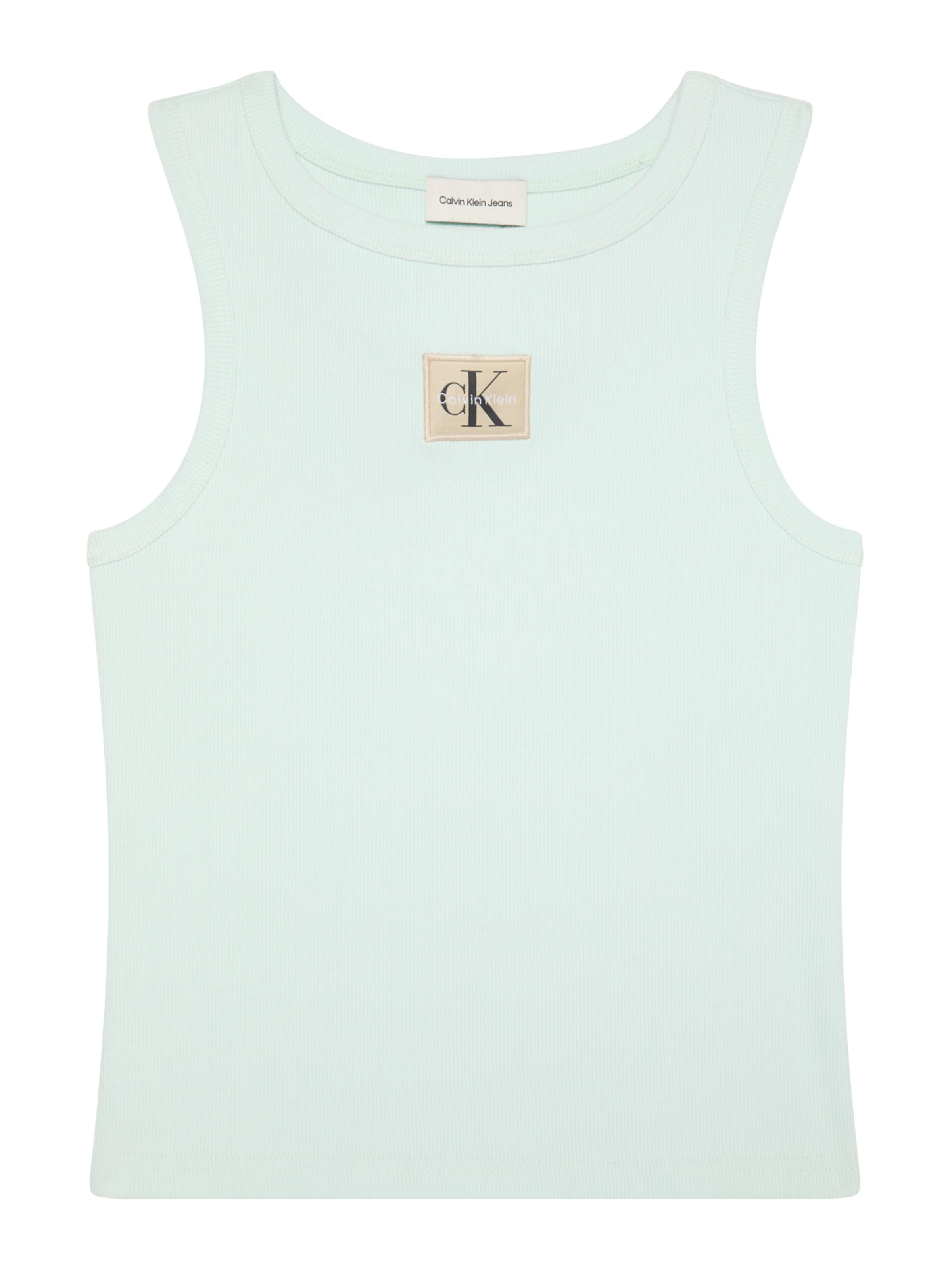 Calvin Klein Jeans Top in Green: front