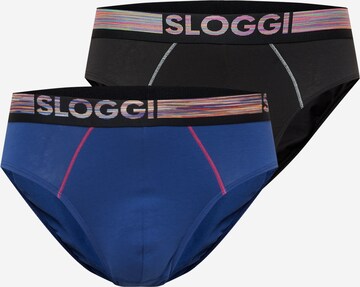 SLOGGI Slip 'men GO ABC Natural H' in Blau: predná strana