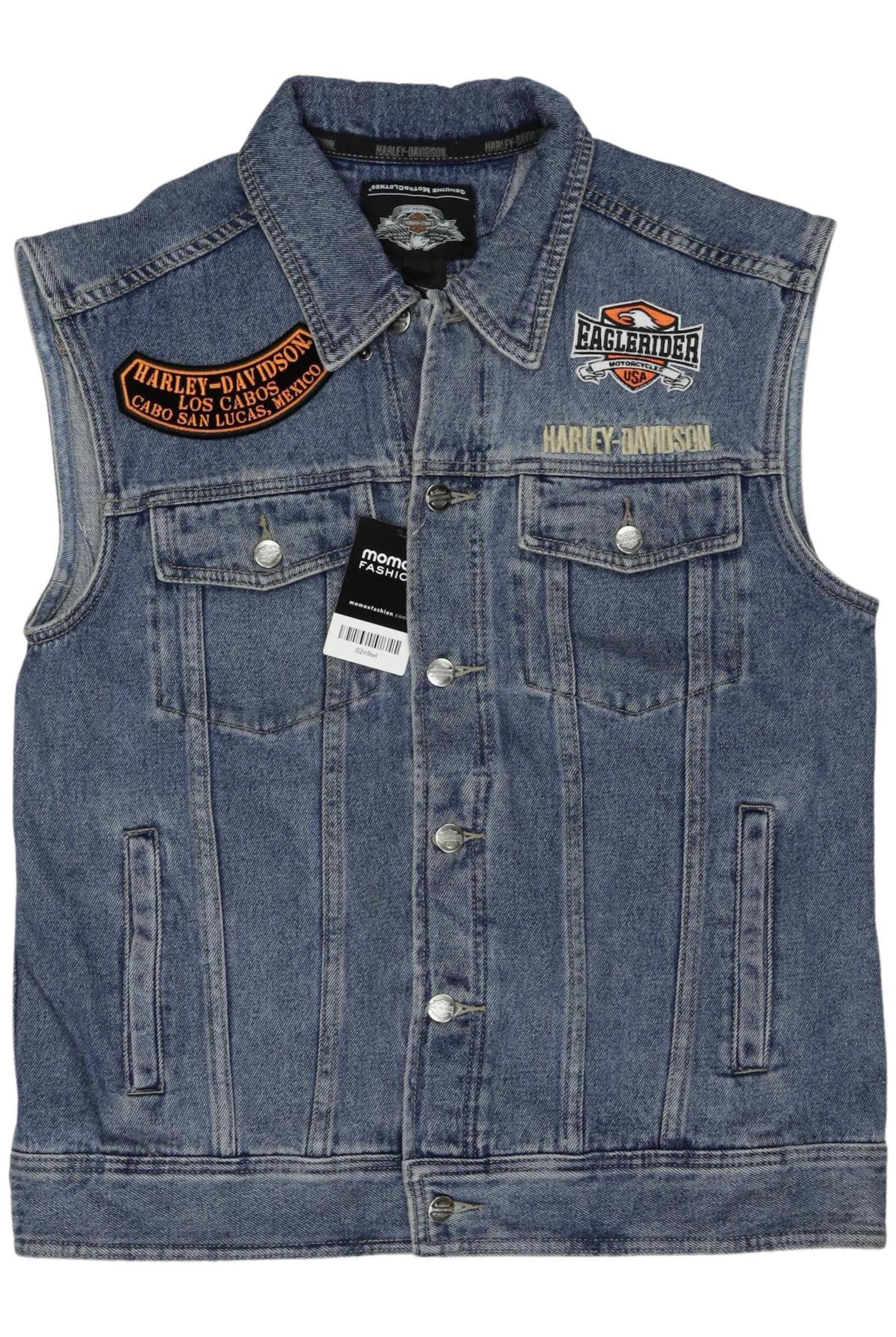 Harley Davidson Vest in M in Blue: front