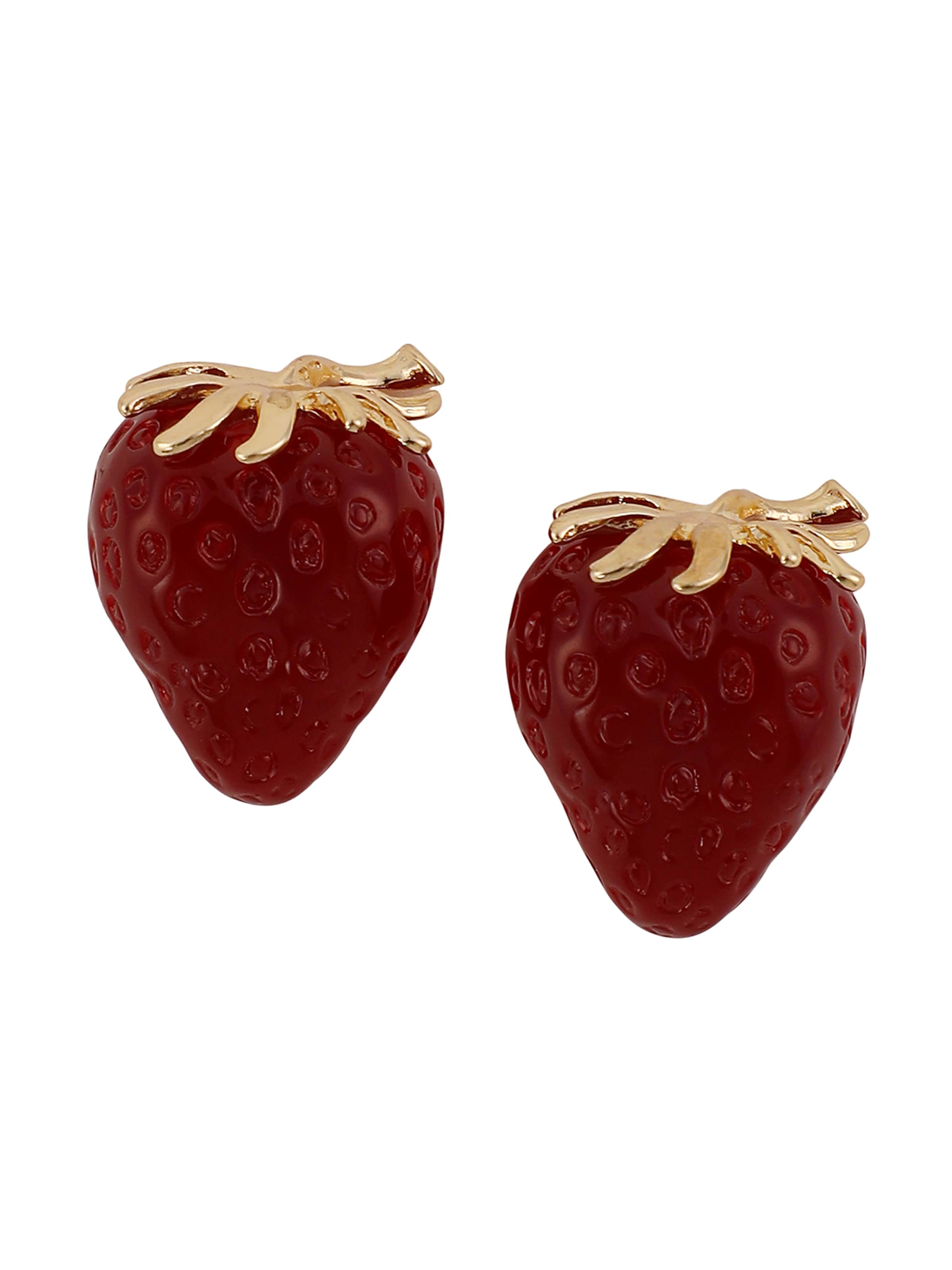SOHI Earrings 'Aleena' in Red: front