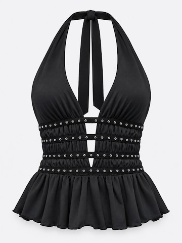 Top di Ombre in nero: frontale
