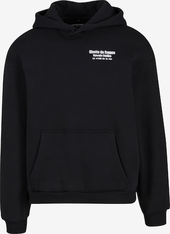 Sweat-shirt 'Ghetto De France' MT Upscale en noir : devant