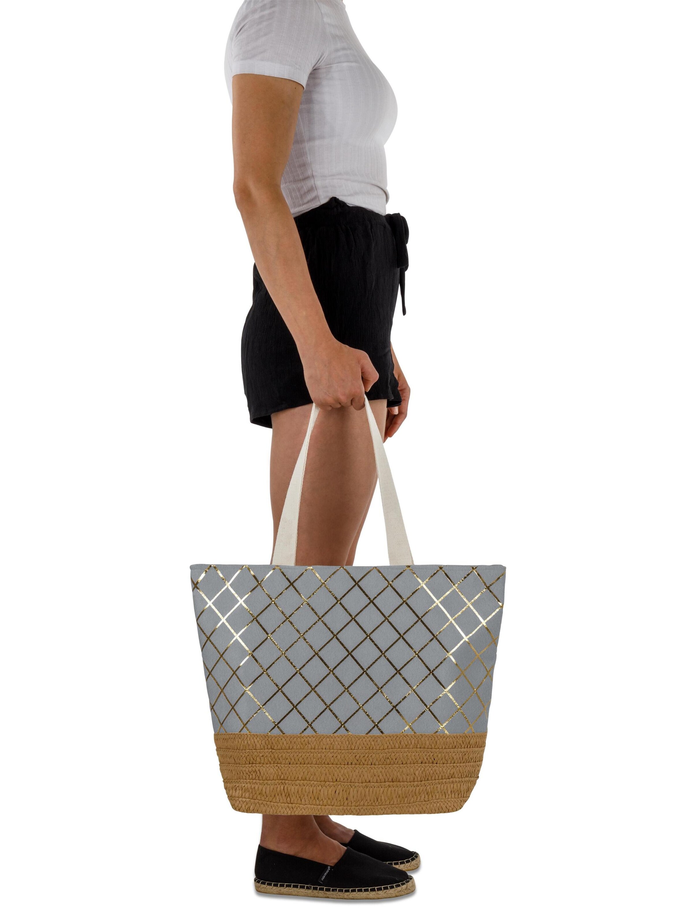 normani Beach bag 'Kuredu' in Grey