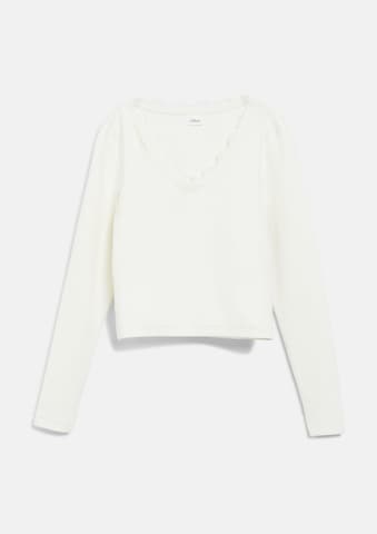 T-Shirt s.Oliver en beige : devant