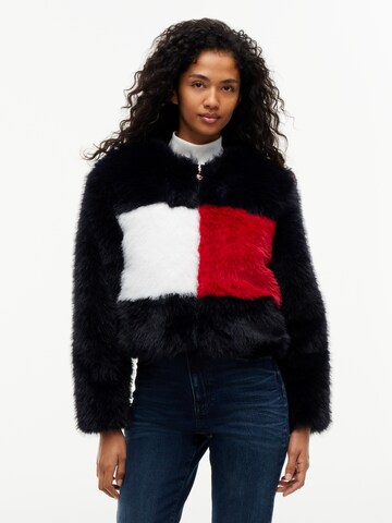 Tommy Jeans Prechodná bunda - Modrá: predná strana