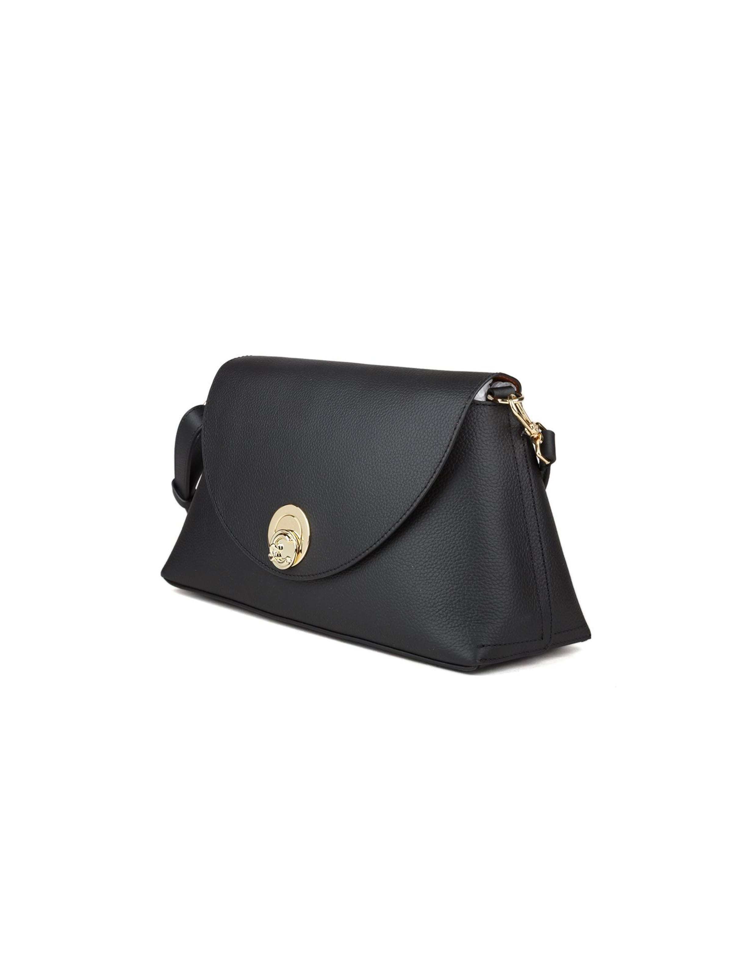 Coccinelle Handbag 'Nikla Double Grainy Leather' in Black