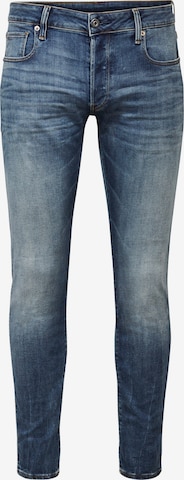 G-STARTapered Traperice '3301' - plava boja: prednji dio