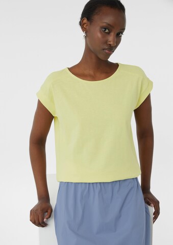 T-shirt comma casual identity en vert